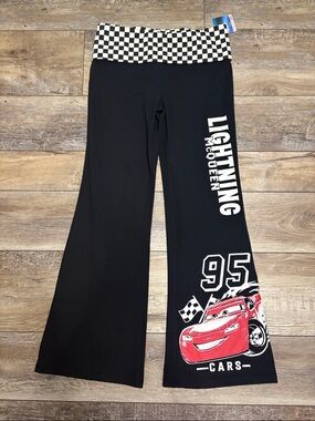 NWT Disney Pixar Cars Women’s Flare Leggings Large